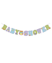 Syga Baby Shower Party Banner - Multicolour