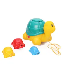 Giggles Ride & Hide  Pack of 4 Turtles - Multicolor