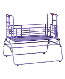 Genuine Industries Cradle With Mosquito Net - Violet