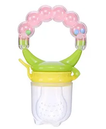 Syga Ring Style Food Nibbler Cum Pacifier - Pink