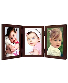 Wens Trio Table Photo Frames With Acrylic Glass - Brown