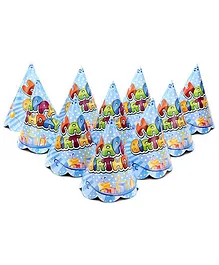 Karmallys Paper Caps With Birthday Balloon - 15 cm