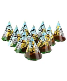 Karmallys Printed Paper Caps With Animal Print - 15 cm
