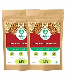  Little Moppet Foods Dry Fruits Powder - Super Saver Pack of 2  100g Each