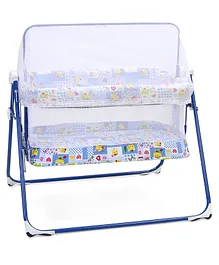 Mothertouch Combi Cradle With Mosquito Net - Blue
