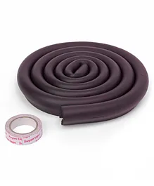 Babyhug Glass Corner Edge Protector  With Tape - Brown