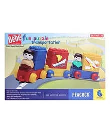 Peacock Bebe Blocks - Fun Puzzle Transportation