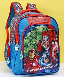 Marvel Avengers Assemble School Bag Red & Blue - 16 Inches