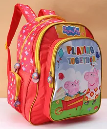 Peppa Pig School Bag Red - 16 Inches