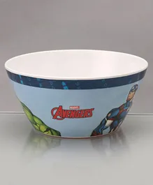 Marvel Cone Bowl Avengers Print - Off White & Blue