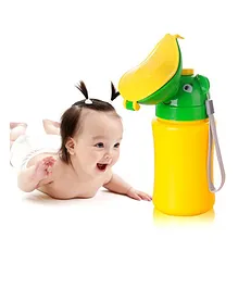Syga Baby Girl Portable Potty Pee Trainer Bottle - Yellow