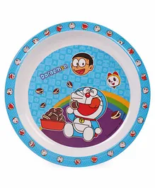 Doraemon Round Shaped Plate - Blue  