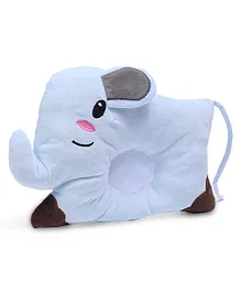 Elephant Shaped Baby Pillow - Blue