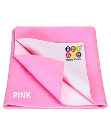 Bey Bee Waterproof Bed Protector Dry Sheet Large - Pink 