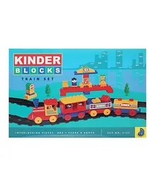 Peacock Kinder Blocks - Train Set