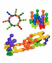 Planet of Toys Educational Magic Beans Building Blocks Multicolor - 52 Pieces