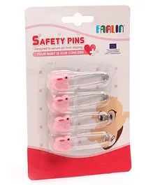 Farlin Safety Pins Pink - Pack of  4