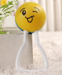 babyhug joy rattle  yellow & blue