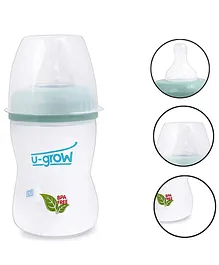 U-Grow Wide Neck Feeding Bottle Mint Green - 250 ml
