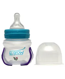 U-Grow Heat Sensitive BPA Free Feeding Bottle Blue - 120 ml