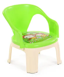 Baby Chair Girl Bear Print - Green (Print May Vary)