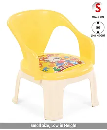 Baby Chair Girl Print - Yellow(Design May Vary)