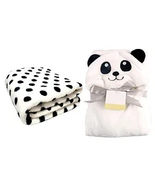 Brandonn Blanket & Sleeping Bag Pack Of 2 - White