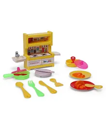 Sunny Kids Play Learn Inspire Kitchen Set Multicolor - 15 Pieces