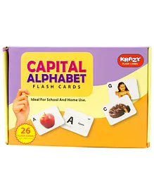Krazy Capital Alphabet Flash Cards Pack of 26 - Multicolor