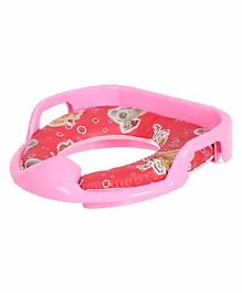 Dash Soft Cushioned Baby Potty Seat Animal Print - Red Pink