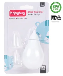 Babyhug Nasal Aspirator & Ear Syringe - White