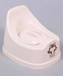 Baby Potty Chair With Lid Animal Print  - Pink