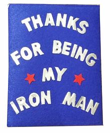 Li'll Pumpkins Thanks for Being My Iron Man Diary - Blue
