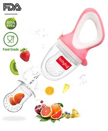 Babyhug Fruit & Food Nibbler Easy Grip - Pink