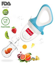 Babyhug Fruit & Food Nibbler Easy Grip - Blue