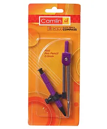 Kokuyo Camlin Exam Klick Pencil Compass - Purple