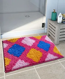 Athom Trendz Easy Home Designer Soft Anti Slip Bath Mat - Multicolor
