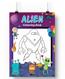  Alien Colouring Book - English