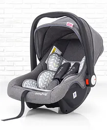 Babyhug Amber Car Seat Cum Carry Cot With Rocking Base - Grey