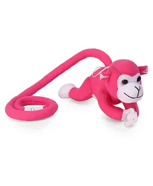 Funzoo Monkey Soft Toy Pink - Height 16.5 cm