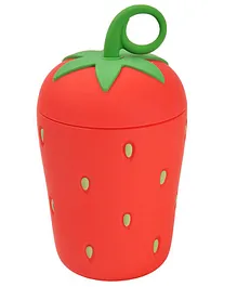 Yellow Bee Strawberry Glass Bottle Red - 300 ml