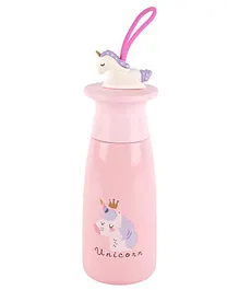 Yellow Bee Hot & Cold Unicorn Thermos Flask Pink - 350 ml