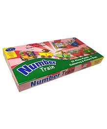 Sterling Number Train Classic Number Puzzle Multicolor - 30 Pieces