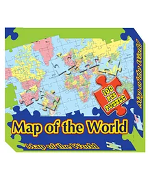 Sterling Map Of World Jigsaw Puzzle Multicolor - 100 Pieces