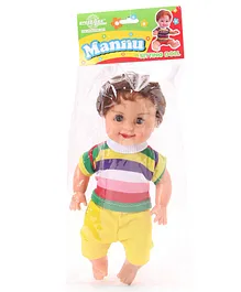 Speedage Mannu Sitting Boy Doll Multicolour -  Height 30 cm