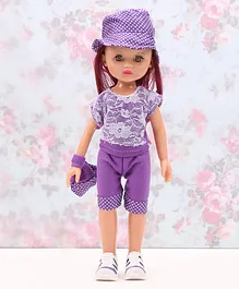Speedage Ahnna Doll Purple Purple - Height 33 cm