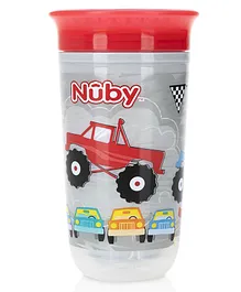 Nuby Active Sipeez Insulated Light Up 360 Degree Wonder Tumbler Grey - 300 ml