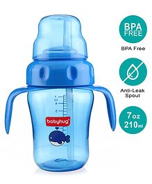 Babyhug Twin handle Sipper Cup Blue - 210 ml