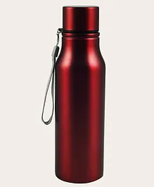 Pix Stainless Steel Water Bottle With Strap Red - 750 ml