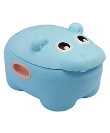 LuvLap  Hippo Dippo Potty Chair With Lid - Blue